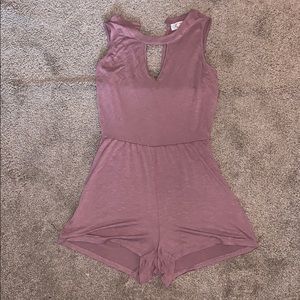 Pink Rose Romper